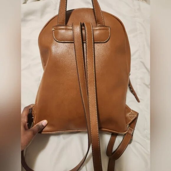 Adrienne Vittadini Womens Faux Leather Adjustable Mini Backpack main image 6